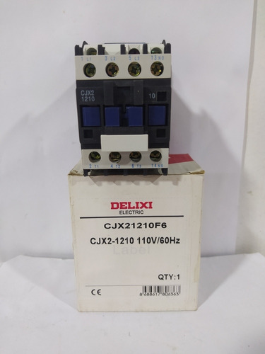 Contactor De 12amp Bobina 110v Marca Delixi 