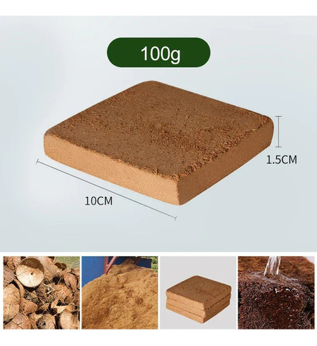 Bloque Nutricional Coconutss Brick Plántulas De Salvado De C
