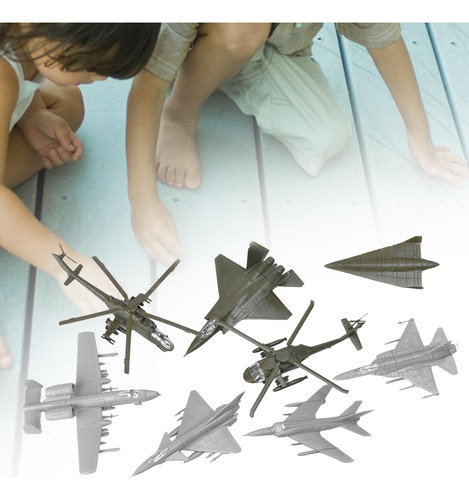 Modelo De Aeronave Montado, 8 Peças, Fácil De Usar,