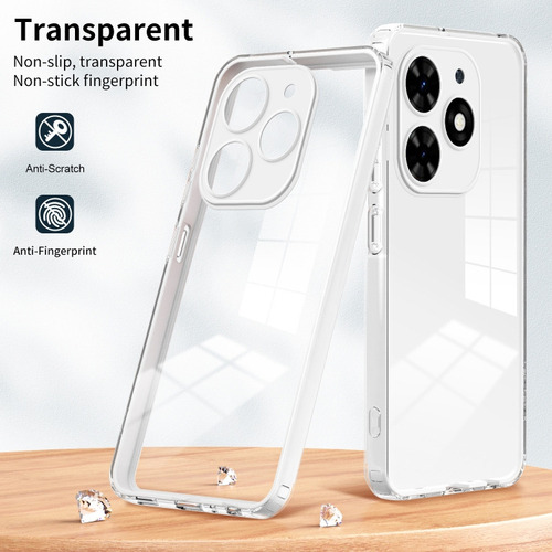 Funda Tpu + Pc Para Tecno Spark 20 Pro+ Para Tecno Spark Go