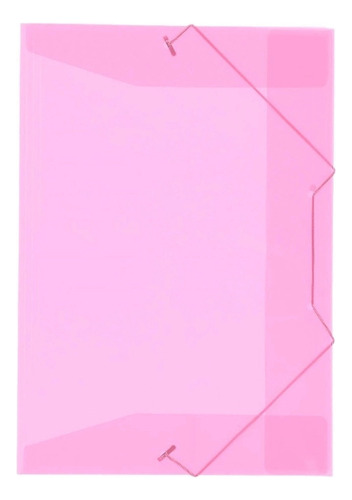 Pasta Aba Elastica Plástica Mini Rosa 1020 Acp