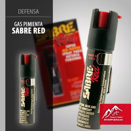 Gas Pimienta De Defensa Personal Sabre Eeuu 14 Grs