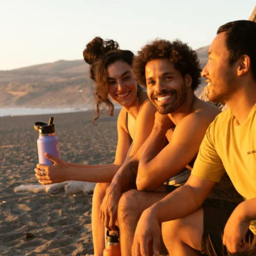 Hydro Flask Tapa De Paja Flexible De 40 Onzas Color Agave