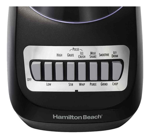 Licuadora Hamilton Beach 50190negra Con Vaso Plástico 120v