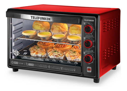 Forno Elétrico Telefunken 60 Litros 2300w Com Convecção