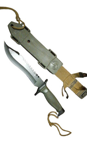 Cuchillo Táctico Oso Negro Verde Militar.machete, Daga.