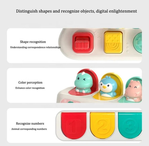 Juguete Didáctico Para Bebés Descubre Animalitos