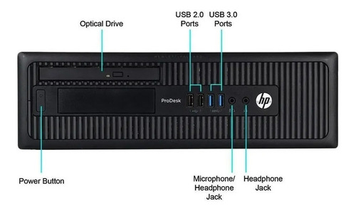 Cpu Hp Elitedesk 800 G1 Core I5- 4570 4gb Hd 500 W 8.1