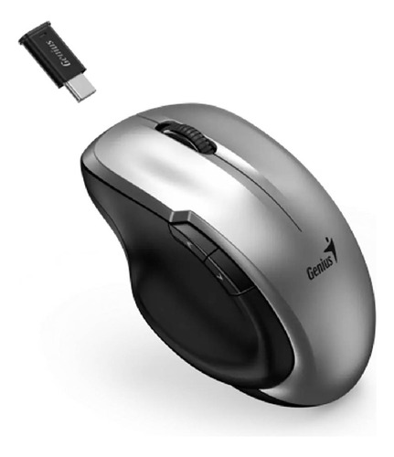 Mouse Inalambrico Genius Ergo 8200s Silver Tipo-c
