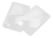 Comprar Kit 2x Lupas Billetera Cartera Lupa Tarjeta Amplifica 2.5\u002F6x