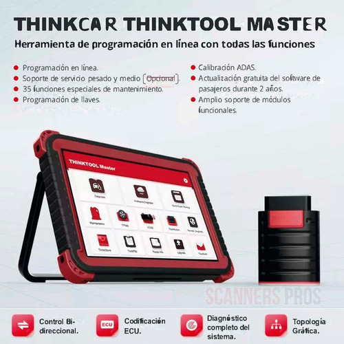 Scanner Automotriz Thinkcar Thinktool Master / Platinum S10