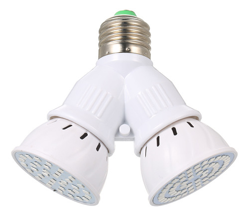Divisor Adaptador De Base De Bombilla Led E27 Macho A Doble