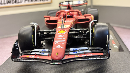 Ferrari F-1 Sf24 Charles Leclerc 2024 Vermelha Burago 1/18