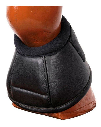Imagem 2 de 6 de Cloche Casco Cavalo Vtr Ventury Couro Neoprene Protetor Par