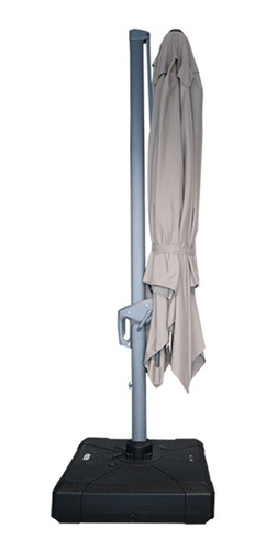 Sombrilla Cantilever Beige Base Con Ruedas Durex Furniture