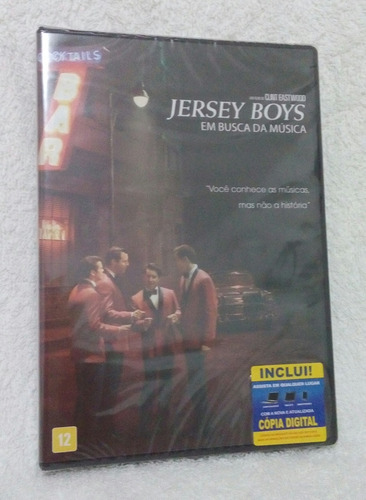 Dvd Jersey Boys - Em Busca Da Música - Original Novo Lacrado