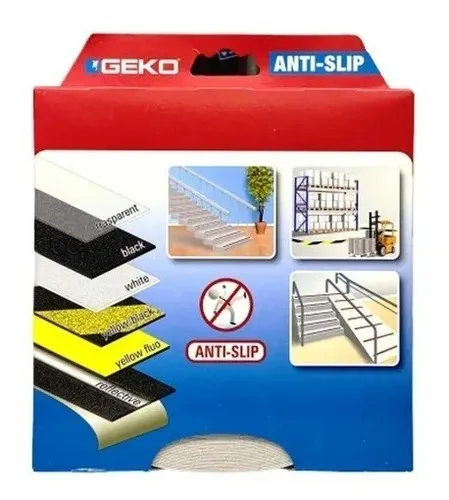 comprar Cinta antideslizante rollo 25mm X 18m transparente Geko