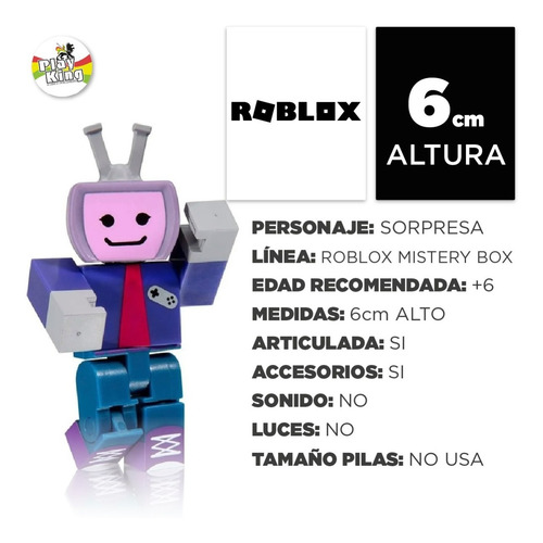 Imagen 2 de 10 de Roblox Muñeco Figura Misteriosa Sorpresa Serie 5 Playking