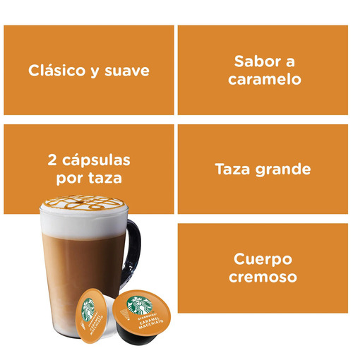 Starbucks Caramel Macchiato Cápsulas Dolce Gusto
