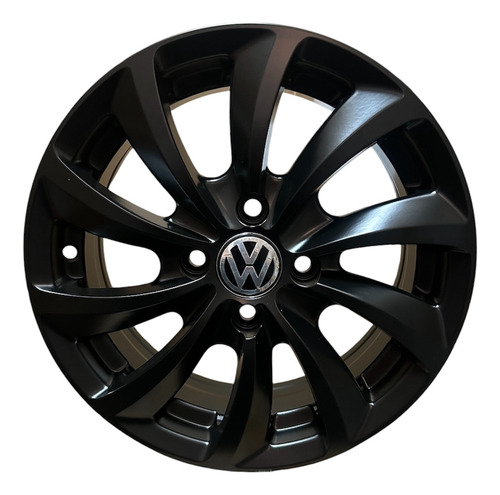 Rines 14 Vw Gol Saveiro Pointer Jetta A3 4/100 Satin Black