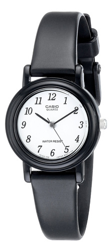 Relógio Feminino Casio Lq139b-1b Clássico Redondo Analógico