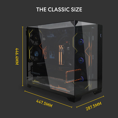 Funda Para Ordenador Lian Li O11 Vision Compact Black Atx Mi