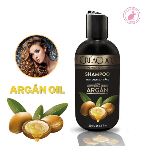 Shampoo C/ Aceite Argan Cabello Brillante Revitalizado 250ml