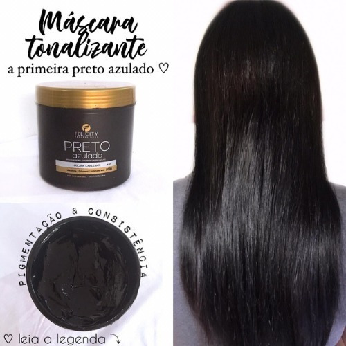 Kit Hidratação Capilar + Como Deixar O Cabelo Preto Azulado