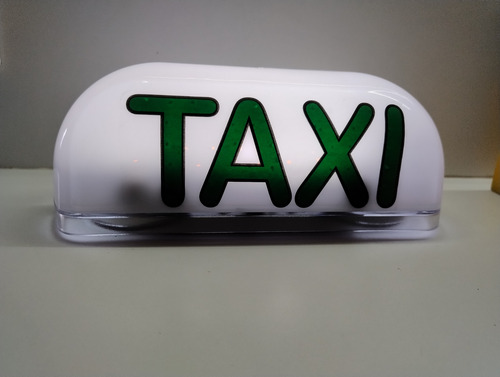 Luminoso De Taxi Sem Fio Medio Rgb - Acionado Pelo Celular