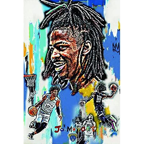 Póster De Arte De Pared De Ja Morant, Póster De Ja Mo...