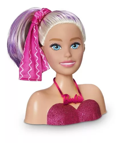 Boneca Barbie Busto Pentear Maquiar Maquiagem Mattel