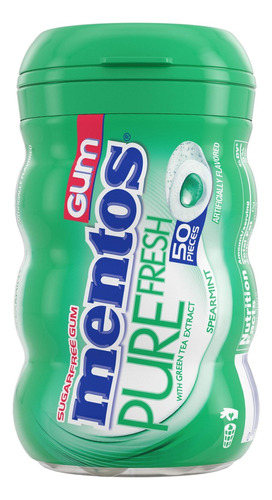 Mentos Gum Pure Fresh Yerbabuena 1pz 30g