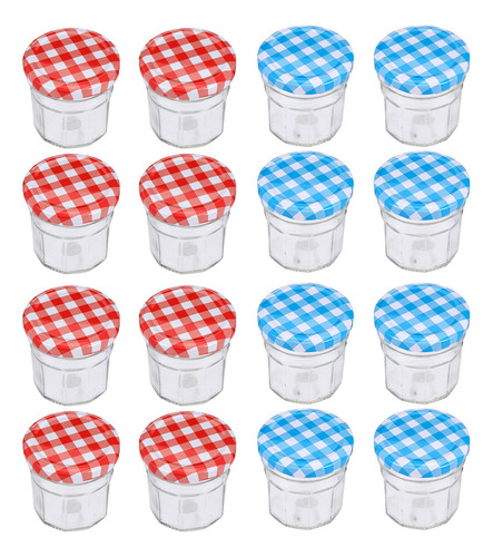 12 Tarros De Vidrio Para Mermelada Y Miel Con Tapa, 100 Ml