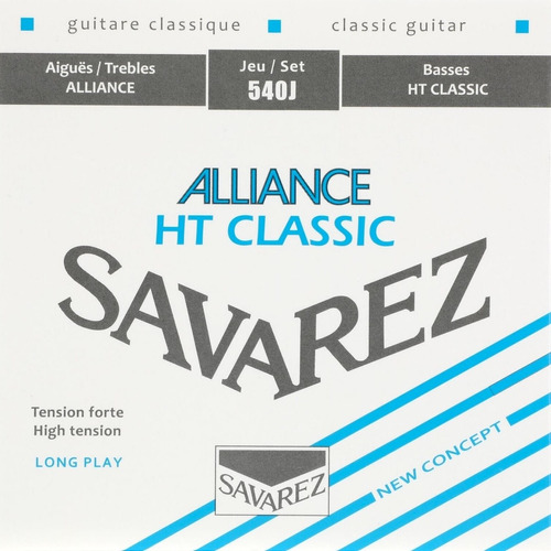 Encordado Savarez 540j Alta Tensión Para Guitarra Clásica