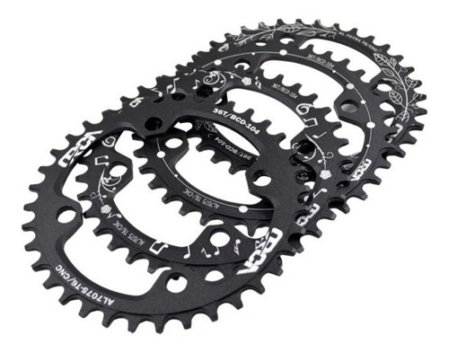 Imagen 1 de 3 de Plato Redondo Axn 104bcd Sram/shimano - Cumpasbikeshop