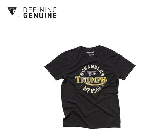 Camiseta Triumph Barnett Scrambler Tam. P Original