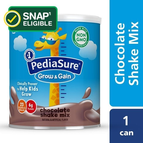 Pediasure Grow & Gain 400 G Shake Mix 26 Vitaminas 12 G Prot