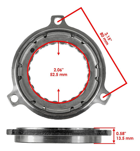 Bendix Clutch Embrague Arranque Polaris Rzr Xp 900 2011-12
