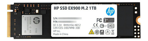 Unidad De Estado Solido Ssd Hp Ex900 1tb 2150mb/s M2 Color Negro