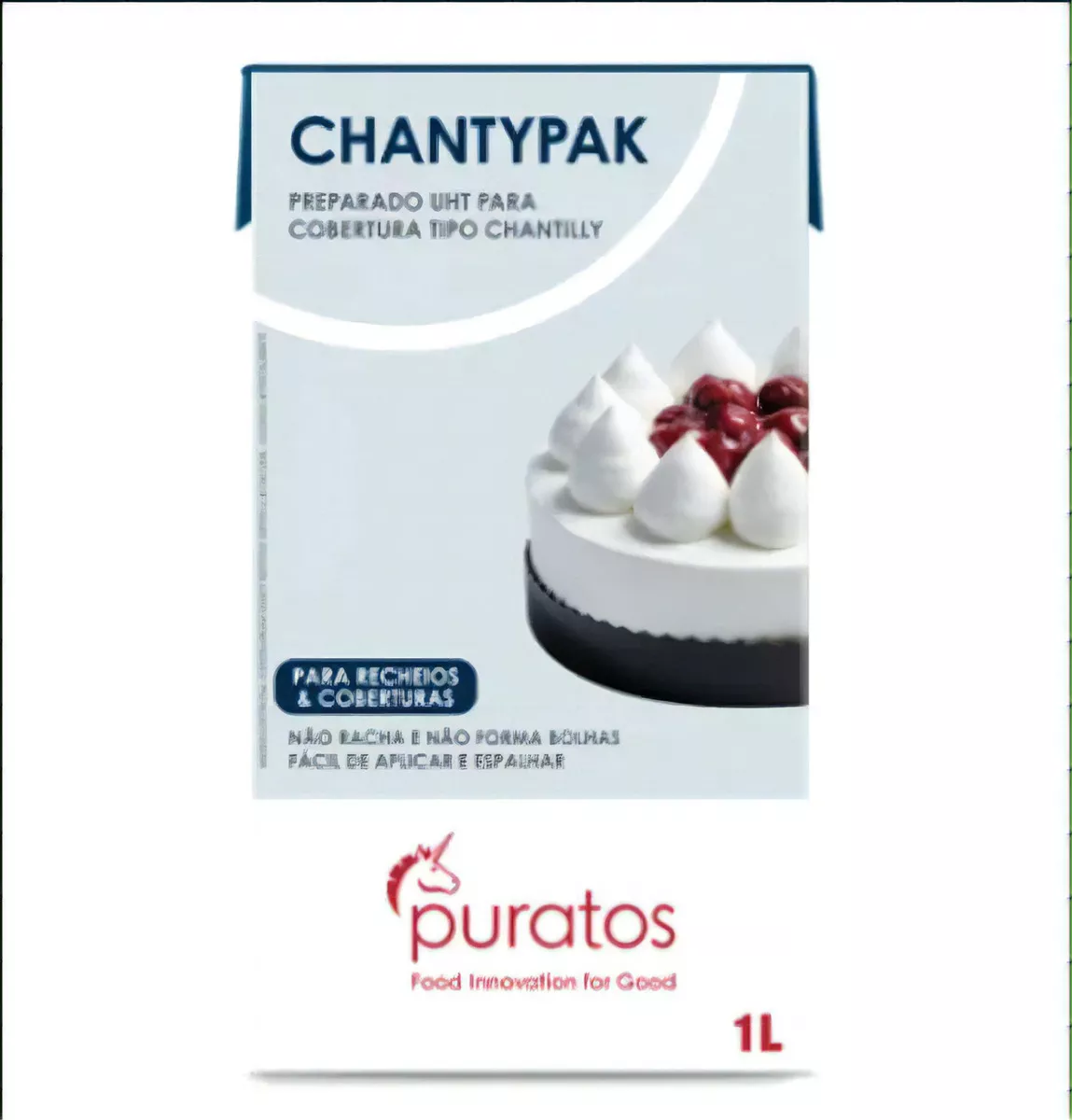 Terceira imagem para pesquisa de chantilly puratos sem lactose