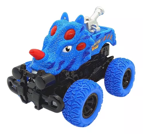 Carro Monster 4x4 - Dinossauro Rex Attack Cross 42cm