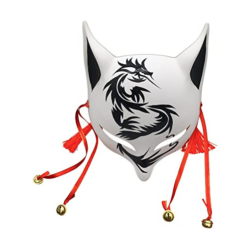 Yangyong Kitsune Fox-dragon Mask For Masquerade Ball, Japane