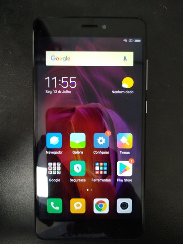 Celular Redmi Note 4 32gb Cinza Tela Está Amarela