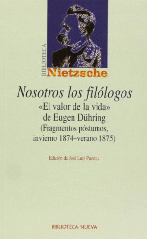 Libro Nosotros Los Filólogos