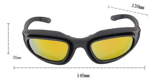 Q Gafas Tácticas C5 Polarizadas Uv400 Kit 4 Lentes