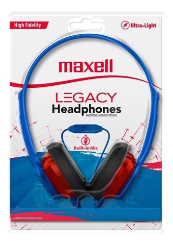Auriculares Maxell 3,5mm Legacy Vincha Con Micrófono Celular