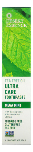 Desert Essence Pasta Dental Tea Tree Ultra Care Menta 176g