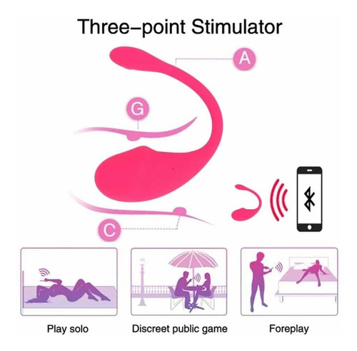Vibrador Interactivo Con App Control A Distancia Parejas