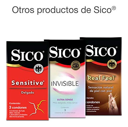 Sico Clímax Mutuo Condones Retardantes Texturizados