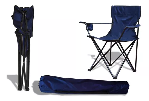 Silla Plegable Director Premium Reforzada Camping Portable